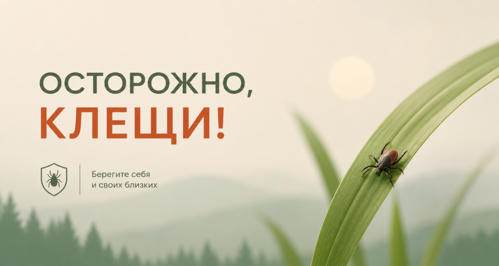 ОСТОРОЖНО, КЛЕЩИ!